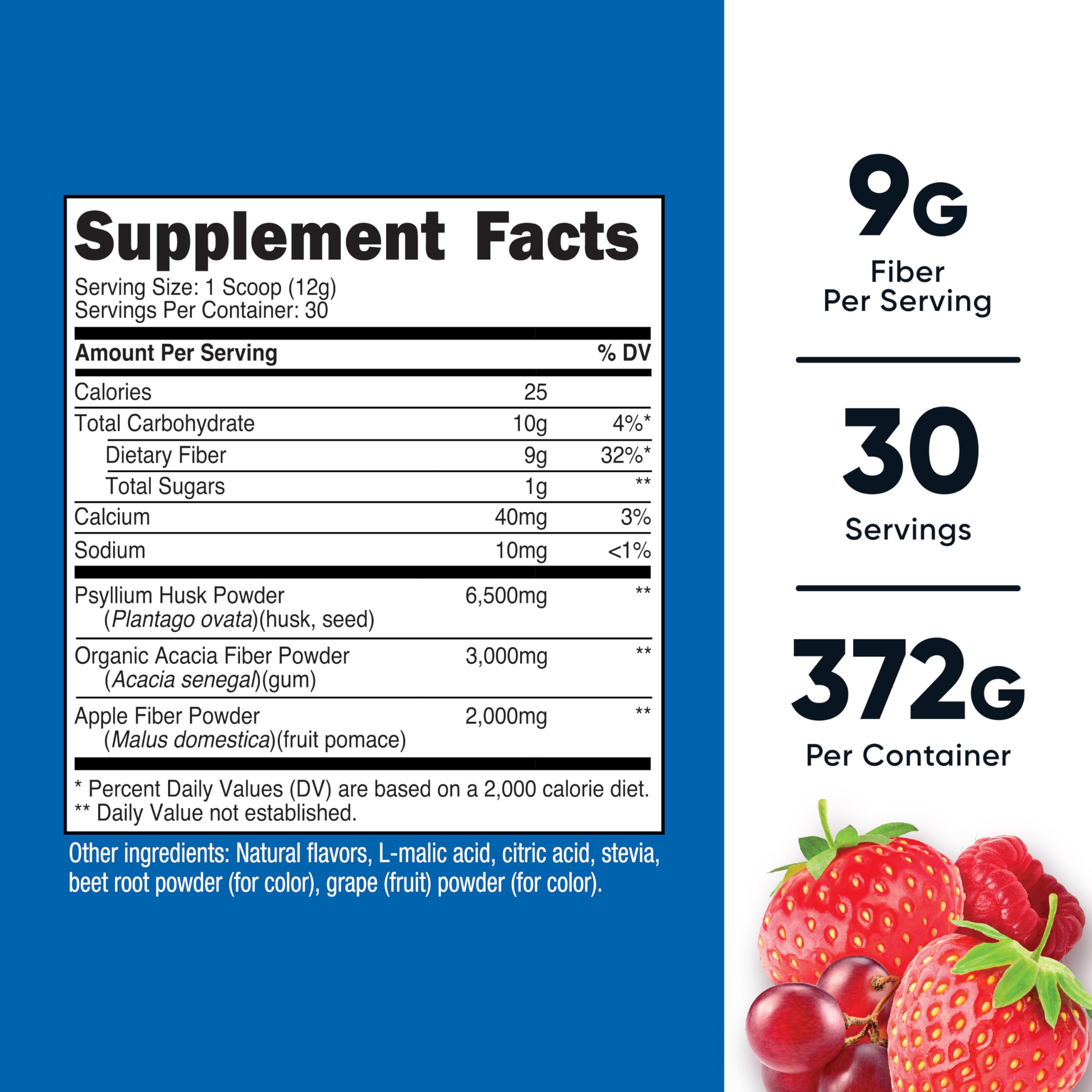 Nutricost fibra soluble textura del polvo vegano y fácil disolución