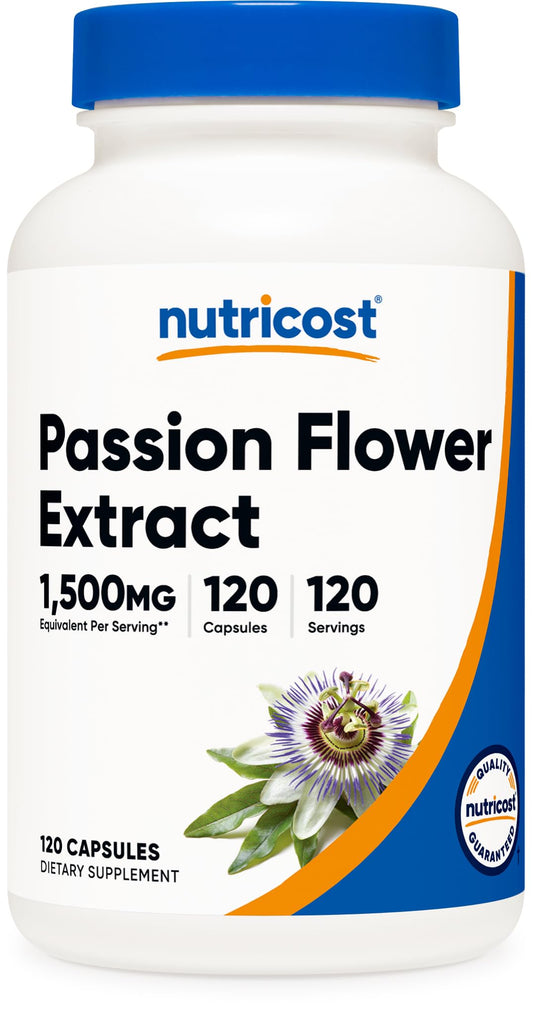 Nutricost frasco frontal mostrando diseño y cantidad de cápsulas, beneficio claridad