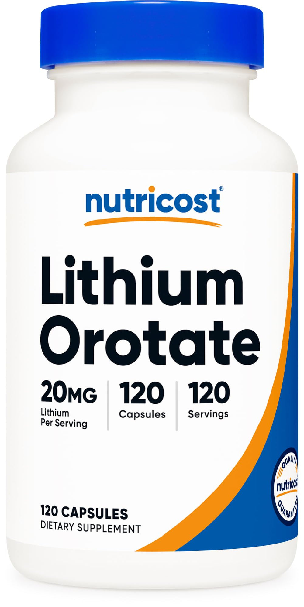 Nutricost frasco frontal mostrando la cantidad y beneficios veganos