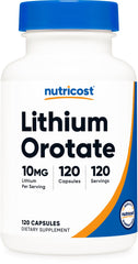 Nutricost vista frontal del producto mostrando frasco y dosis