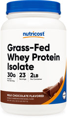 Nutricost envase frontal chocolate muestra presentación y claridad de ingredientes