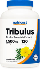 Nutricost frasco frontal mostrando 240 cápsulas y etiqueta clara