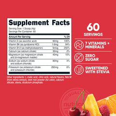 Nutricost polvo Fruit Punch detalle de textura, mezcla fácil y disolución rápida