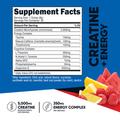 Nutricost primer plano del polvo Fruit Punch, textura fina y fácil disolución