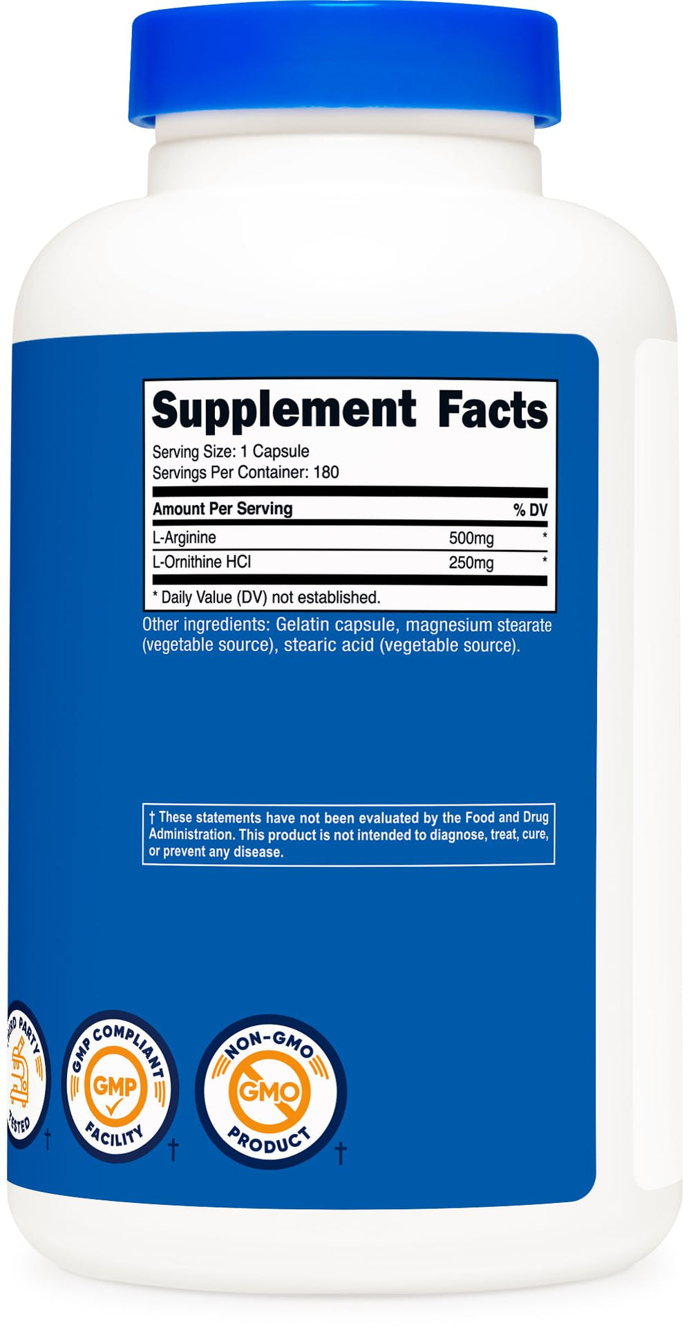 Factory GMP compliant facility photo reinforcing Nutricost quality manufacturing.