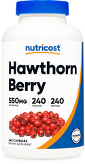 Nutricost frasco frontal mostrando la etiqueta y beneficios principales