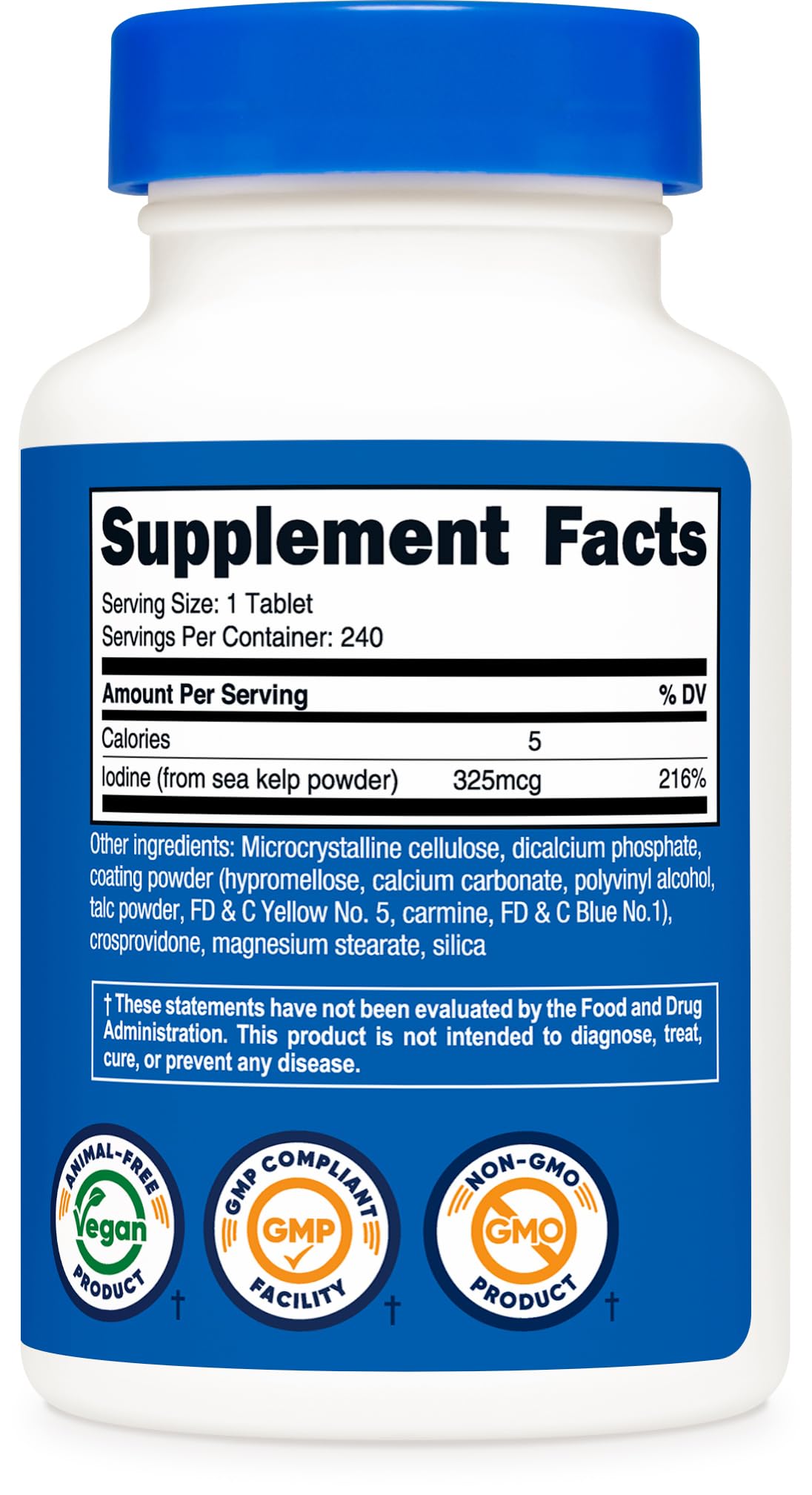 Nutricost Iodine junto a desayuno equilibrado mostrando conveniencia diaria