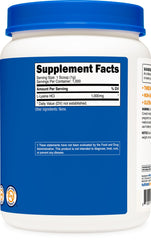 Nutricost L-Lysine etiqueta detallada con certificaciones, transparencia y calidad