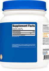 Nutricost etiqueta de ingredientes resaltando Pure L-Leucine y control de calidad