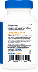 Nutricost etiqueta nutricional y certificaciones visibles para seguridad y trazabilidad