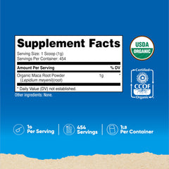 Nutricost polvo de maca cercano textura fina para mezclas fáciles