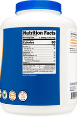Nutricost etiqueta con certificaciones y beneficios de calidad