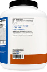 Comparación de tamaño del envase Nutricost 6.7 lb para entender porciones y valor