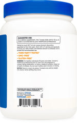 Nutricost MCT etiqueta con porcentajes C8 C10 y certificaciones