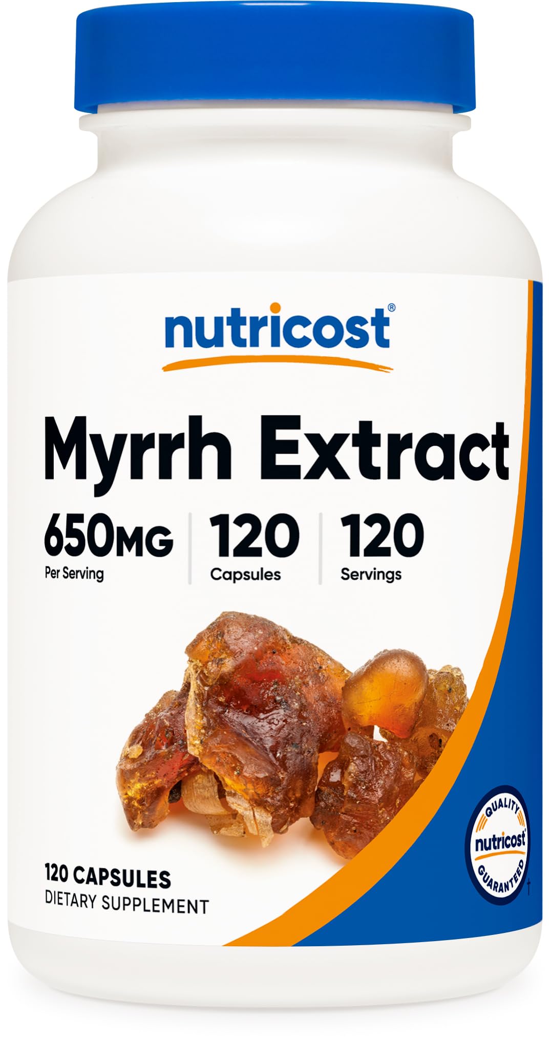 Nutricost botella frontal mostrando etiqueta y beneficios claros