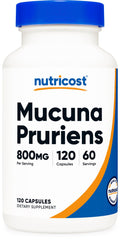 Nutricost botella frontal del producto mostrando etiqueta y cantidad