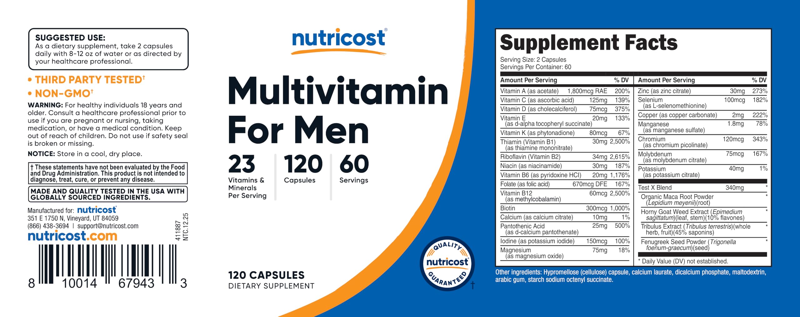Nutricost en escenario activo para transmitir energía y apoyo al estilo de vida