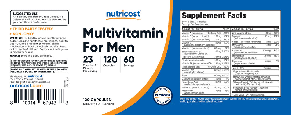 Nutricost en escenario activo para transmitir energía y apoyo al estilo de vida
