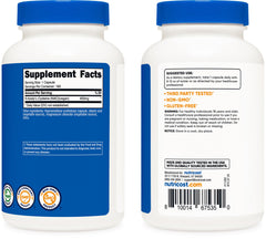 Nutricost NAC 600mg bottle in a modern kitchen setting