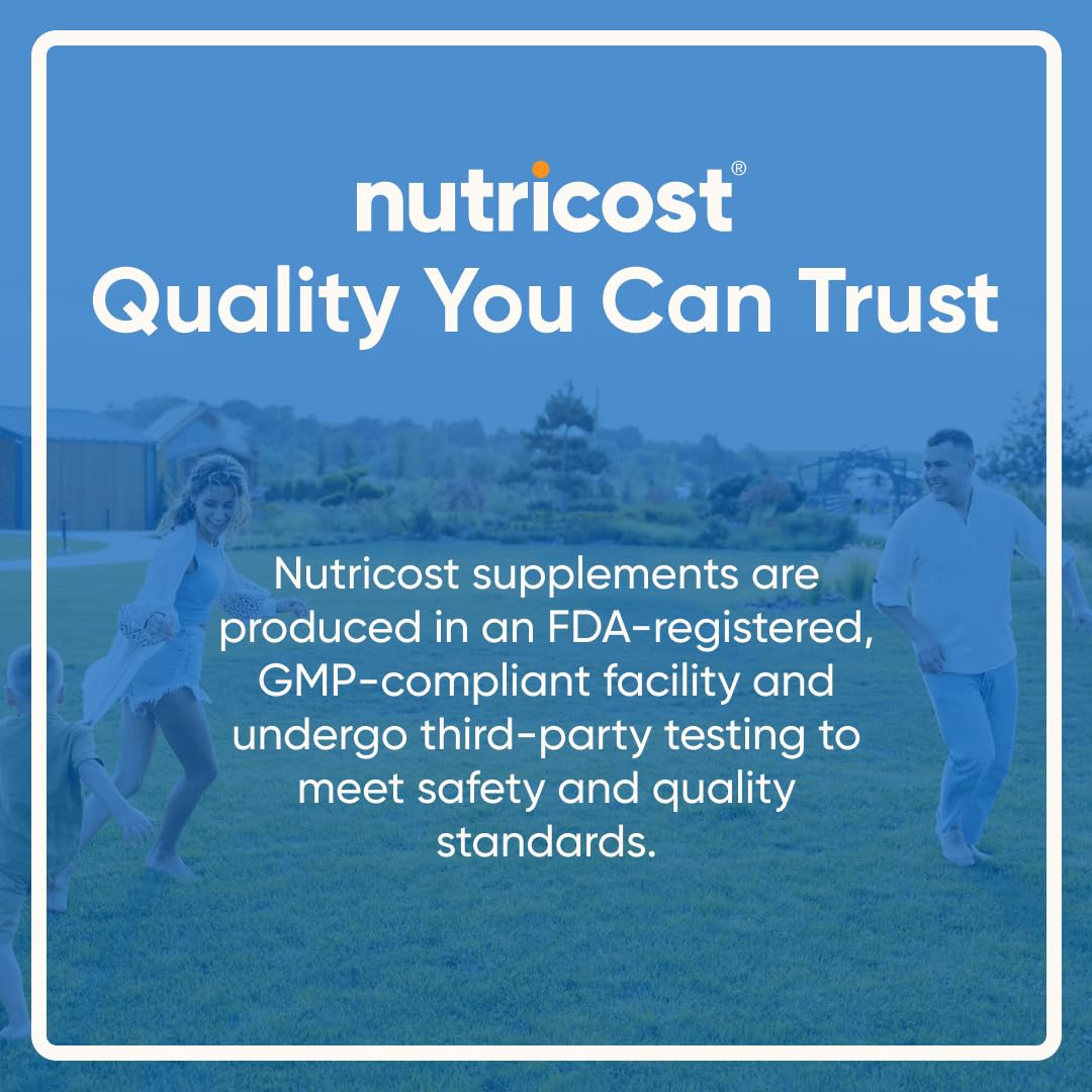 Nutricost vegan gluten-free badge on NAC packaging