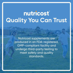 Nutricost vegan gluten-free badge on NAC packaging