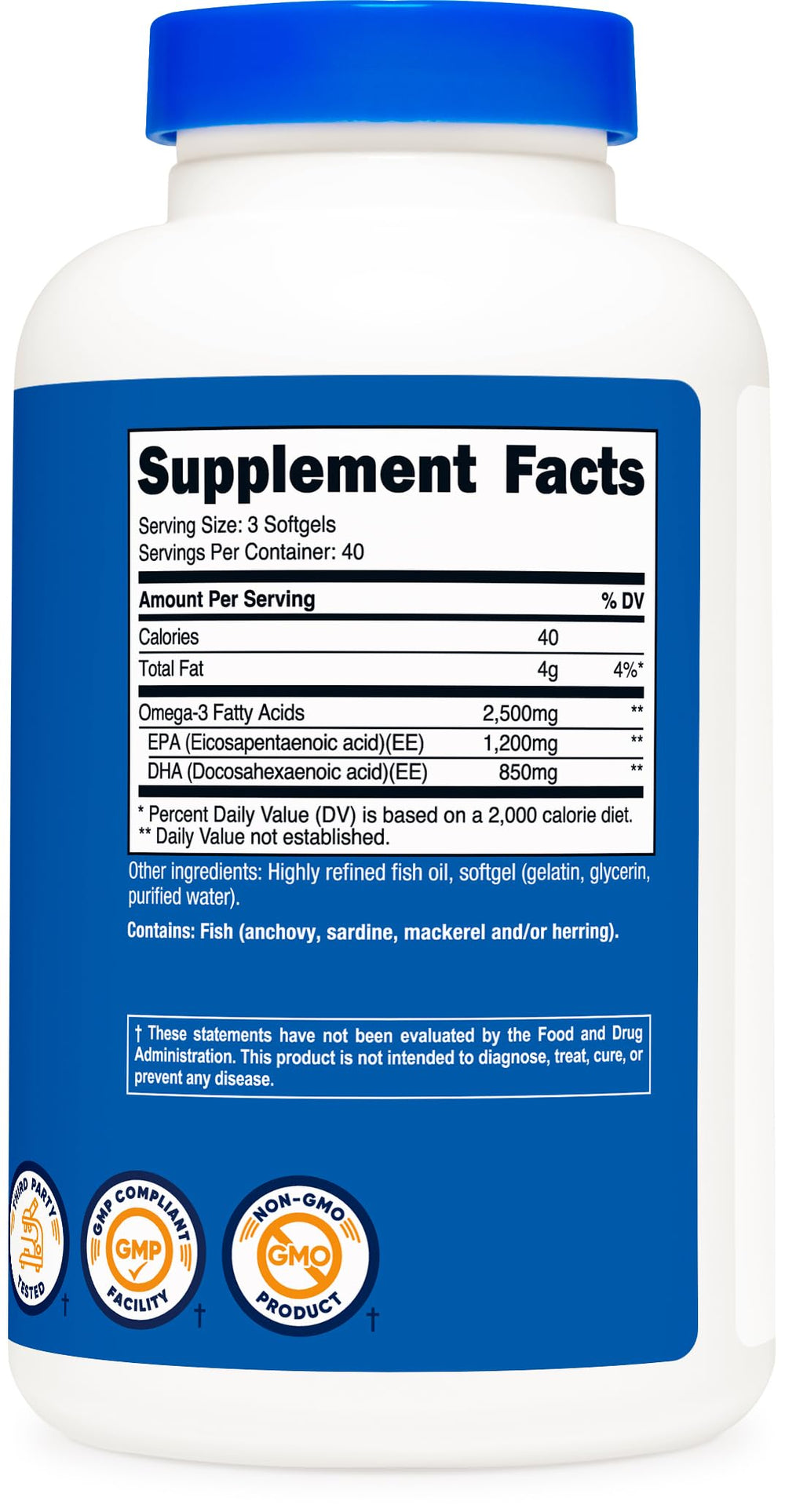 Nutricost etiqueta con ingredientes y certificaciones visibles