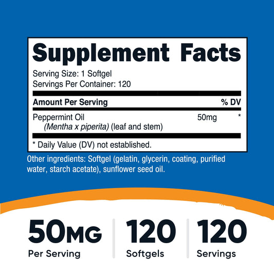 Nutricost bottle side label highlighting gluten-free and GMO-free claims