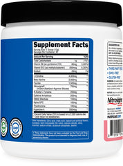 Nutricost etiqueta de ingredientes en detalle que evidencia calidad y certificaciones