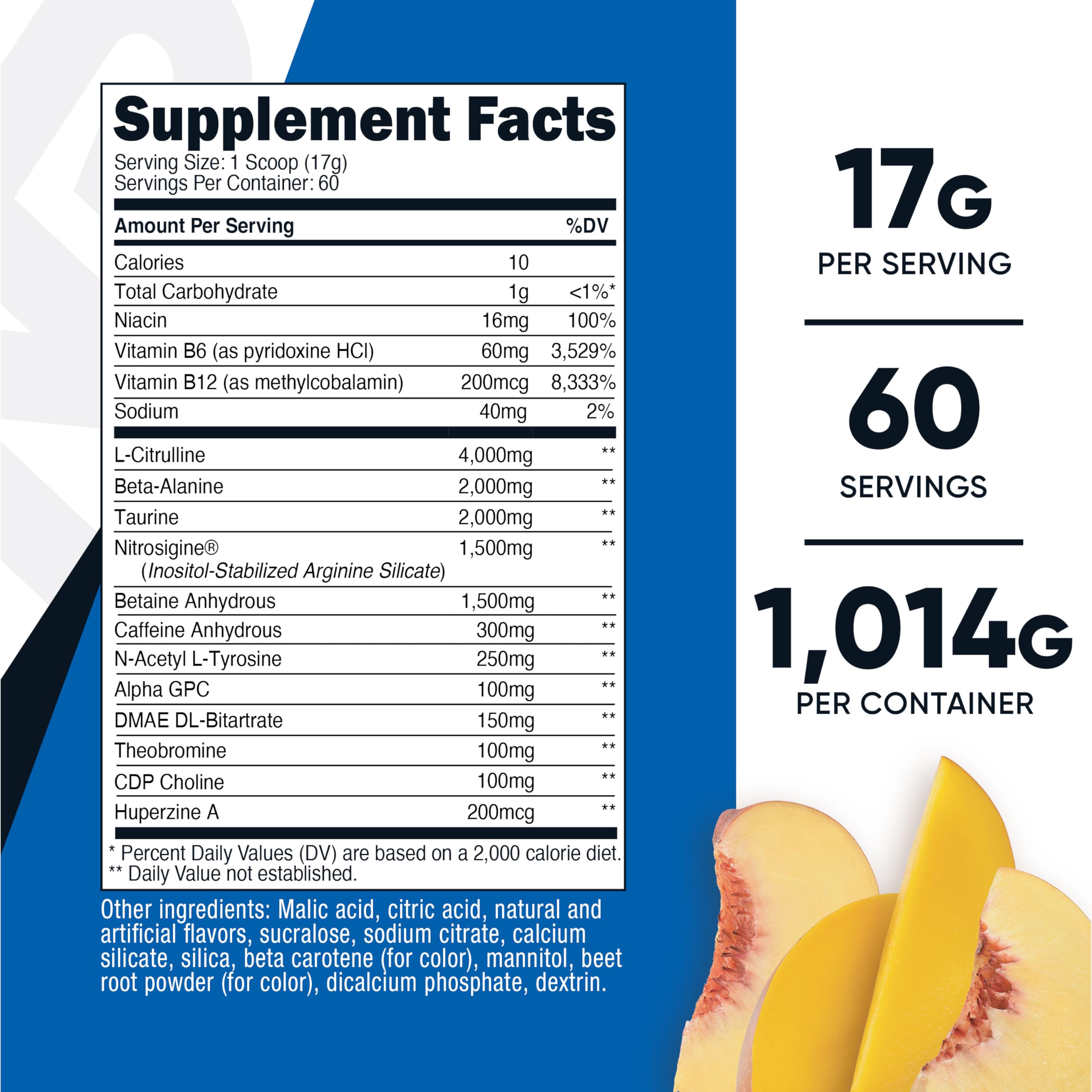 Nutricost cuchara con polvo texturizado resaltando mezcla fina y disolución rápida