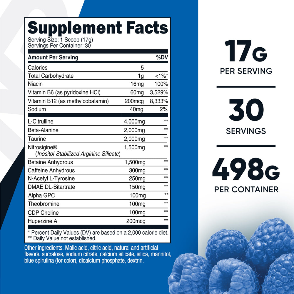 Nutricost Pre-X Xtreme textura del polvo mostrando mezcla fina y fácil disolución