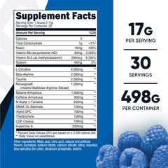 Nutricost Pre-X Xtreme textura del polvo mostrando mezcla fina y fácil disolución