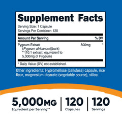 Nutricost Pygeum Extract capsules for daily wellness routine