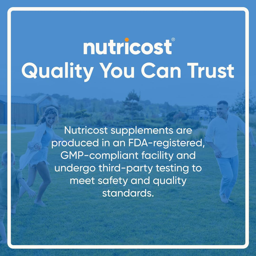 Nutricost comparación de tamaño del frasco para valorar duración