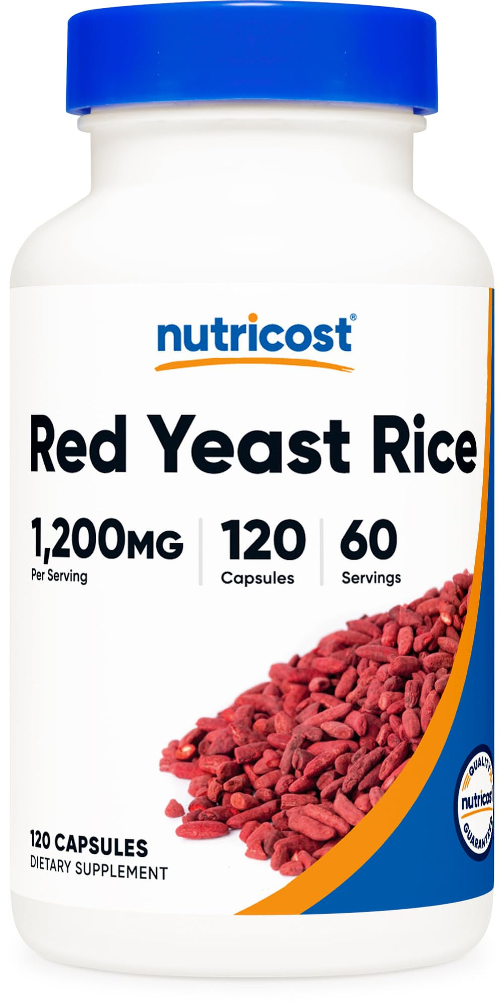 Nutricost frasco frontal mostrando diseño y beneficios claros