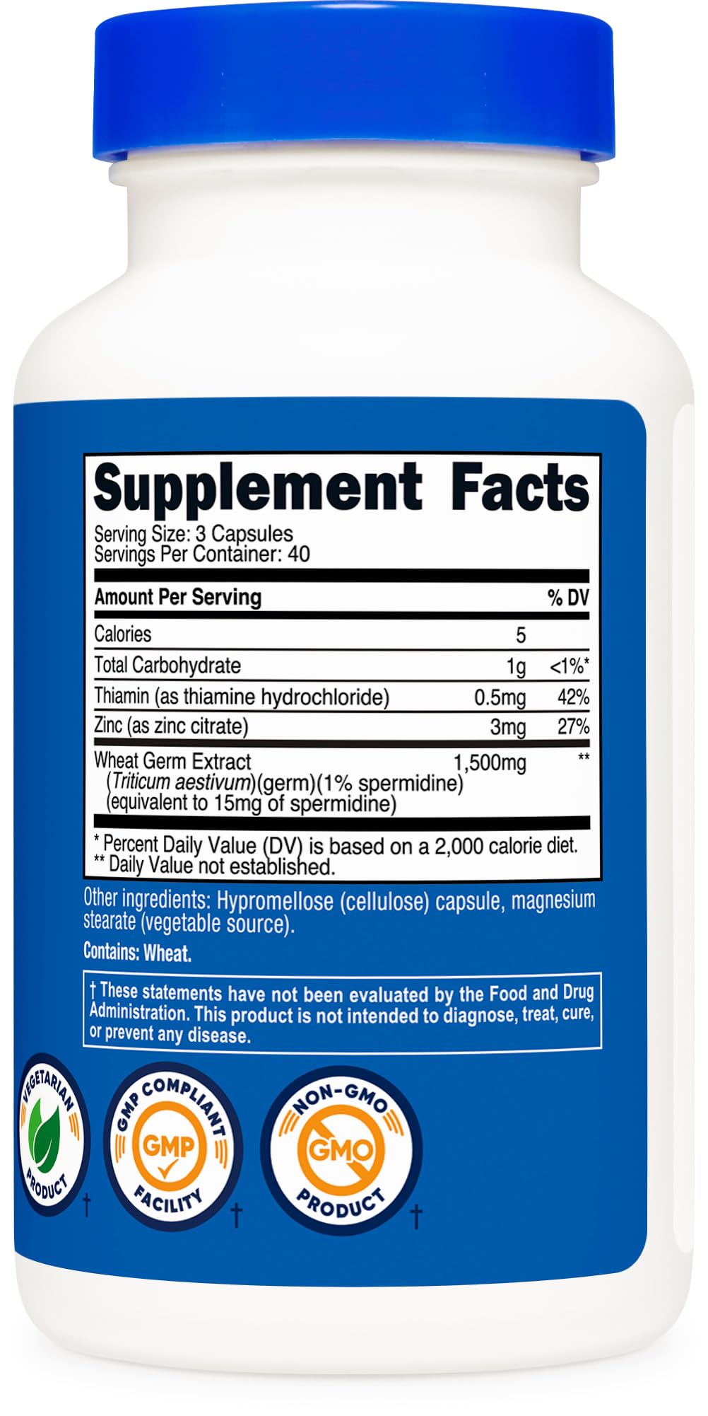 Frasco Nutricost spermidine en ambiente de cocina transmitiendo confianza