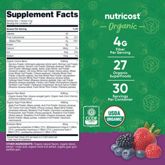 Nutricost polvo textura close-up que destaca consistencia y solubilidad