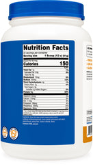 Nutricost comparación de tamaño 2 lbs y porciones para semanas