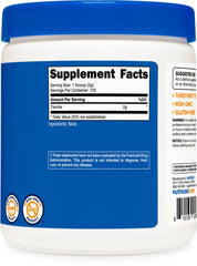 Nutricost etiqueta con certificaciones Non-GMO y Gluten Free visibles