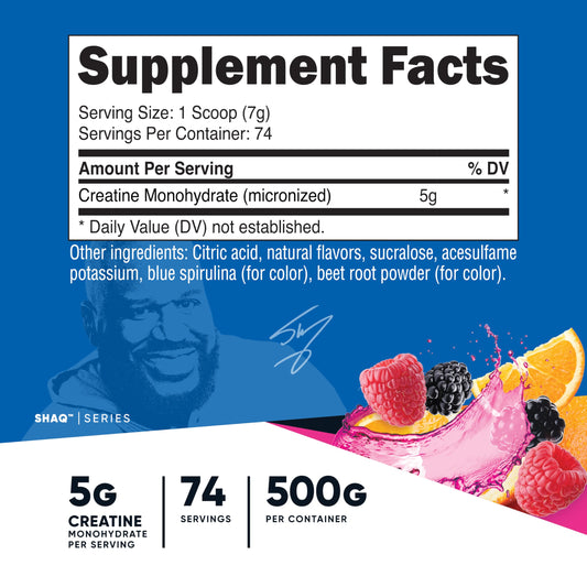Nutricost creatina textura micronizada en primer plano, mezcla fácil y suave