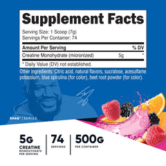Nutricost creatina textura micronizada en primer plano, mezcla fácil y suave