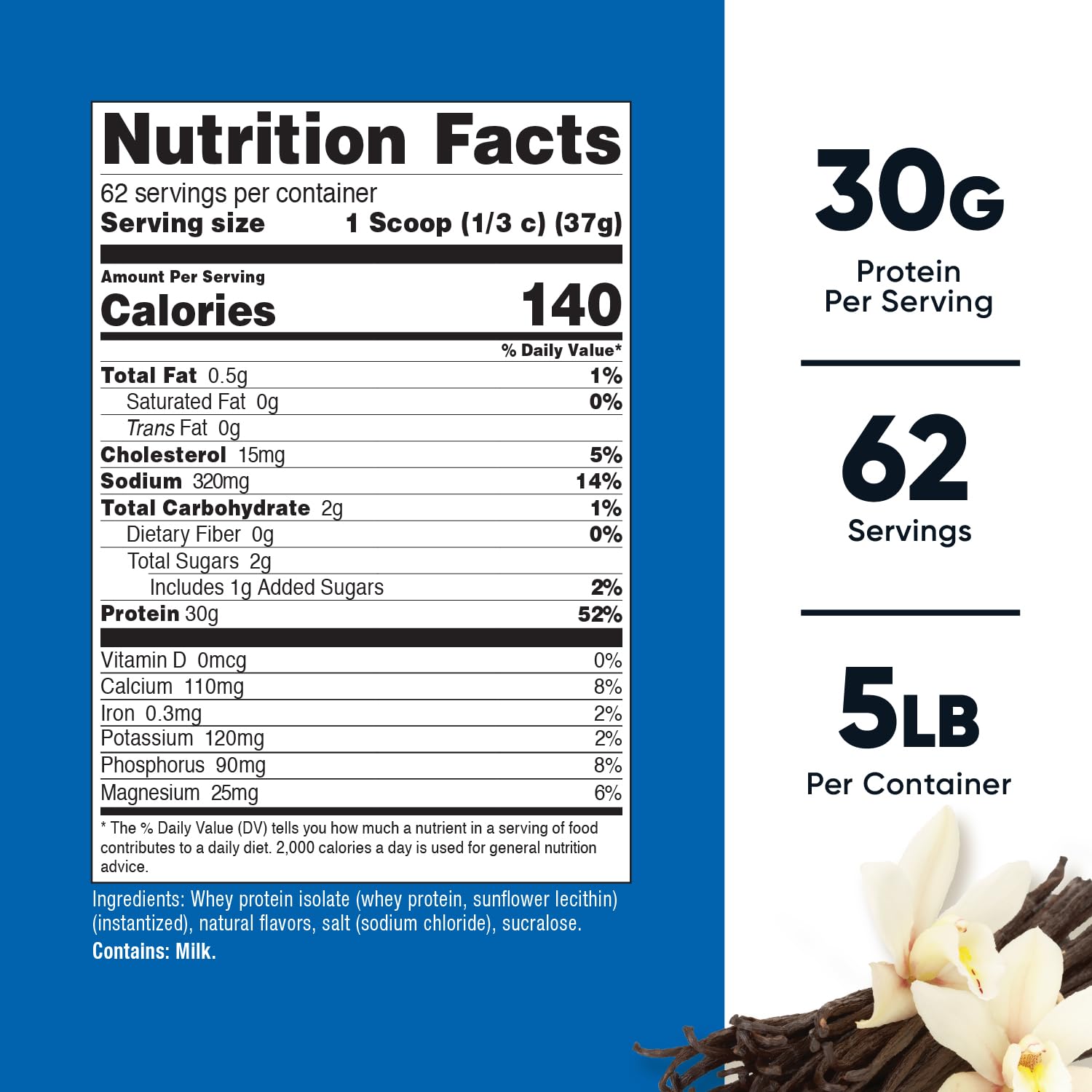 Nutricost primer plano del polvo fino y seco mostrando textura fácil de disolver