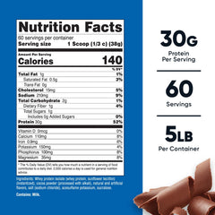 Nutricost polvo de proteína aislada textura fina en primer plano, fácil disolución