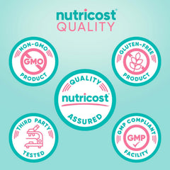 Nutricost detalle del contenido en polvo que muestra pureza y consistencia