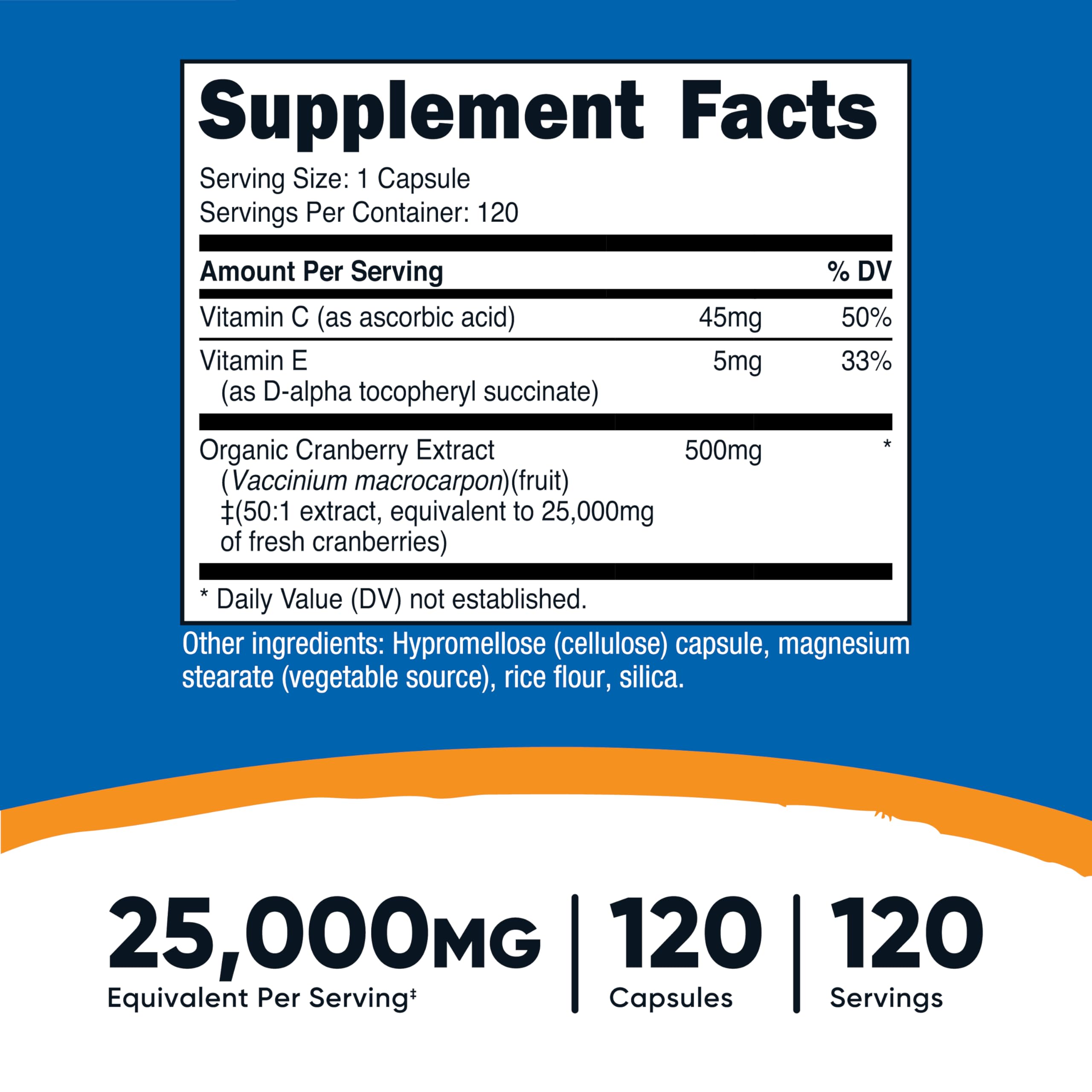 Nutricost cápsula en mano para toma diaria y comodidad
