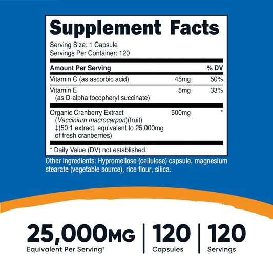 Nutricost cápsula en mano para toma diaria y comodidad