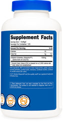 Nutricost softgels junto a desayuno ilustrando uso diario sencillo