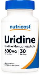 Nutricost UMP frasco frontal mostrando 60 cápsulas y etiqueta clara