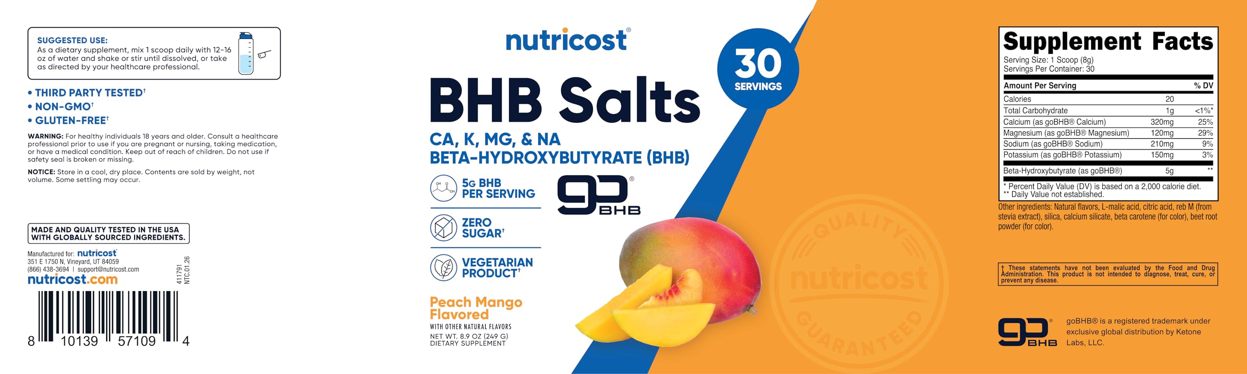 Nutricost en uso durante entrenamiento, práctico para rutinas activas