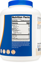 Nutricost etiqueta nutricional y lista de ingredientes resaltando 30 g de proteína