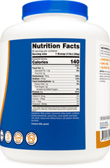 Primer plano de la etiqueta Nutricost con ingredientes y certificaciones visibles para tranquilidad